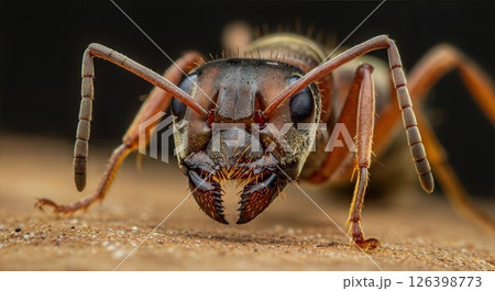 Ant face captured in macro. 126398773