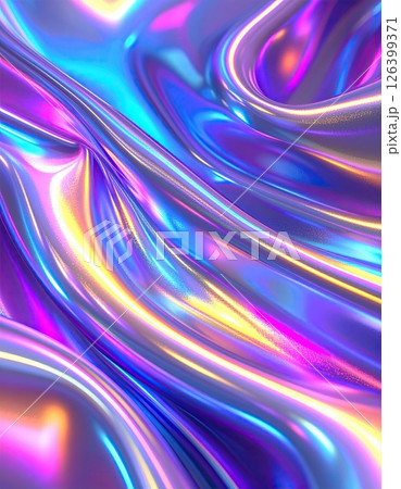 《AI画像》レインボーフィルムの背景素材 126399371