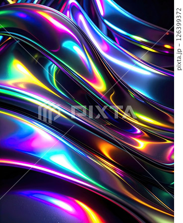 《AI画像》レインボーフィルムの背景素材 《AI画像》レインボーフィルムの背景素材 126399372