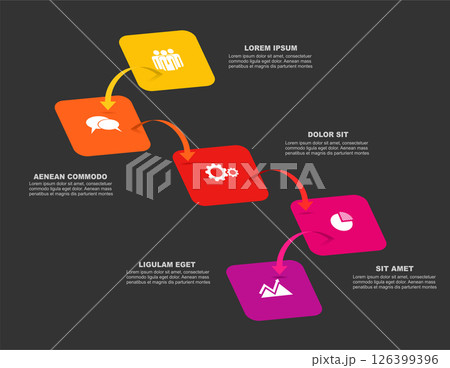 Infographic design template with place for your data. Vector illustration. Infographic design template with place for your data. Vector illustration. 126399396