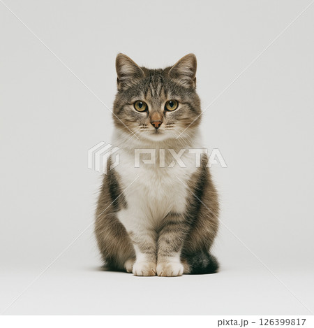 お座りしたメヌエットの仔猫 お座りしたメヌエットの仔猫 126399817
