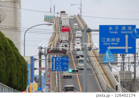 【島根県・鳥取県】江島大橋ベタ踏み坂 126402174