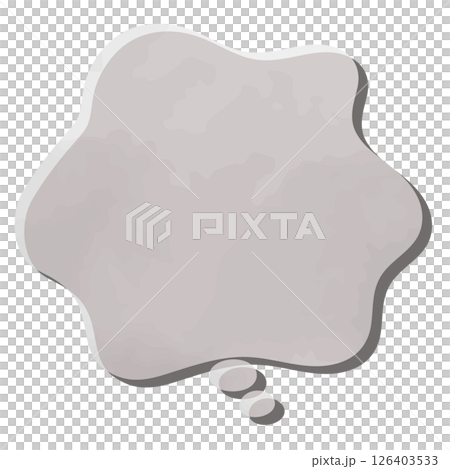 ネガティブな感情　不満を表現する吹き出し 126403533