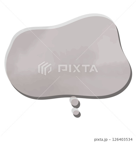 ネガティブな感情 不安を表現する吹き出し ネガティブな感情 不安を表現する吹き出し 126403534