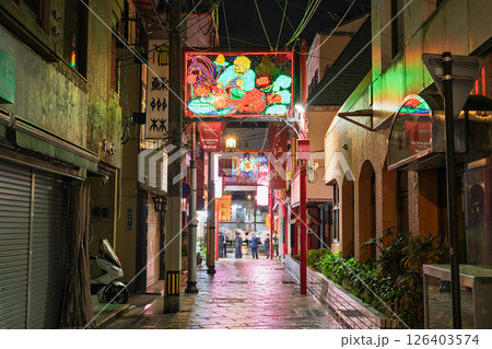 《長崎県》長崎新地中華街・夜景 《長崎県》長崎新地中華街・夜景 126403574