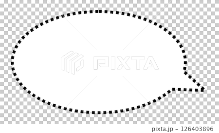 Simple speech bubble 126403896