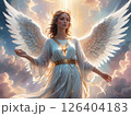 天使の羽を広げた天使 126404183