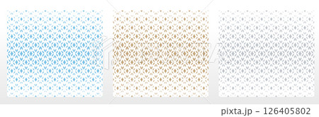 Set of abstract geometric patterns. Seamless vector backgrounds. Colored ornaments Graphic modern patterns Simple lattice graphic design 126405802