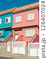 A lot of colors houses in town	 126407024