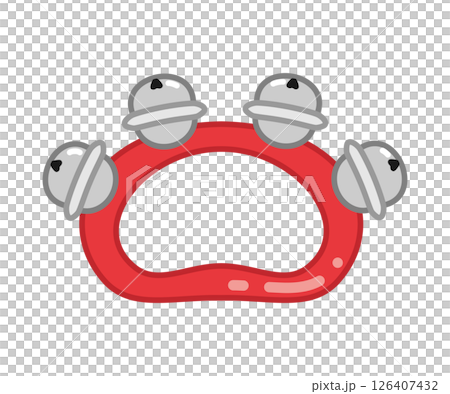 Illustration of a musical instrument bell 126407432