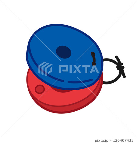 シンプルなカスタネットのイラスト シンプルなカスタネットのイラスト 126407433