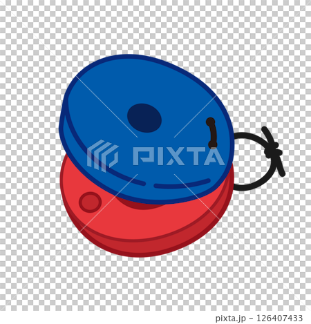 シンプルなカスタネットのイラスト シンプルなカスタネットのイラスト 126407433