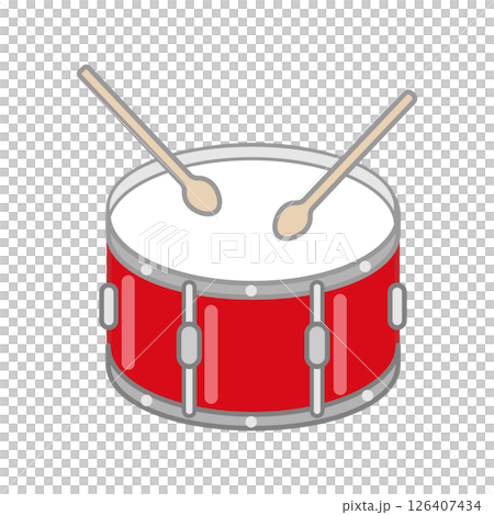簡單的小鼓插圖 126407434