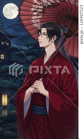 和風 男性 侍 和風 男性 侍 126407523