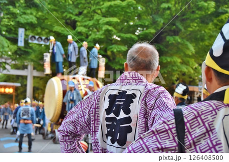 くらやみ祭の大太鼓 東京 くらやみ祭の大太鼓 東京 126408500