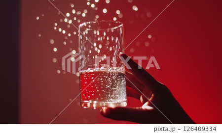 wine falls. falls wine studio shooting glass movement red 126409334
