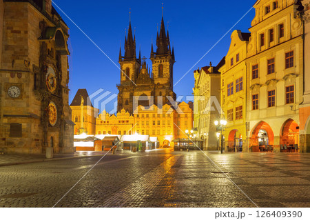 Old Town Square at Dawn, Prague, Czech Republic 126409390