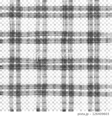 Black White Plaid Gingham Check Hand Drawn Background Pattern Overlay Black White Plaid Gingham Check Hand Drawn Background Pattern Overlay 126409603