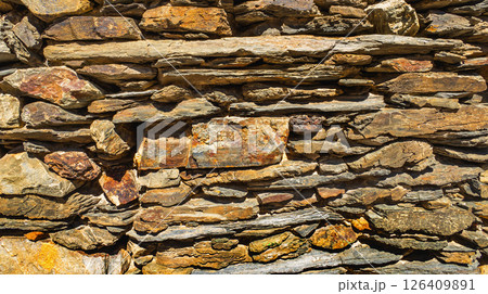 Stone Wall Background Stone Wall Background 126409891