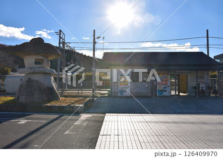 朝の稲田駅　茨城 126409970