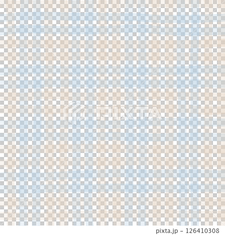 Blue Brown Beige Plaid Gingham Check Hand Drawn Background Pattern Overlay Blue Brown Beige Plaid Gingham Check Hand Drawn Background Pattern Overlay 126410308