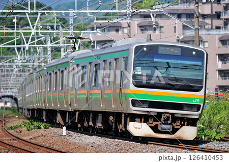 東海道本線　真鶴　JR東日本　E231系1000番台　K編成（国府津） 126410453