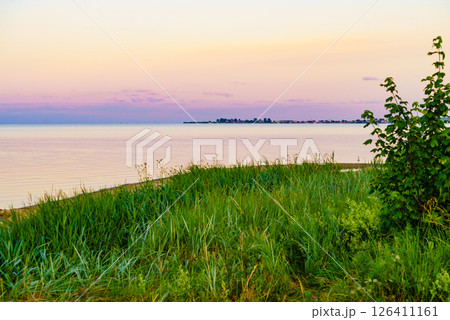 Seascape at evening. Baltic Sea, Poland 126411161