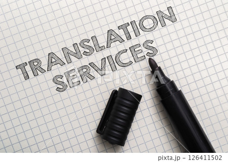 Translation services are a way to communicate between different languages Translation services are a way to communicate between different languages 126411502