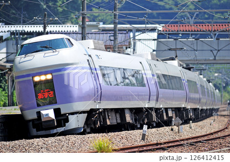 中央本線　上野原　JR東日本　E351系　S4編成（松本）　スーパーあずさ 126412415