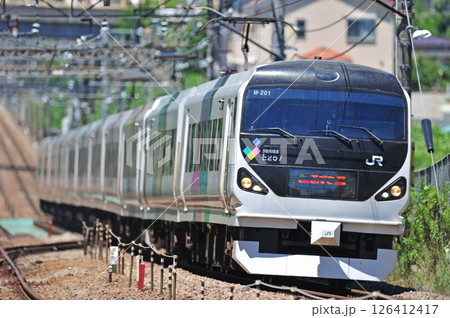 中央本線 上野原 JR東日本 E257系 M-201編成(松本) あずさ かいじ 中央本線 上野原 JR東日本 E257系 M-201編成(松本) あずさ かいじ 126412417