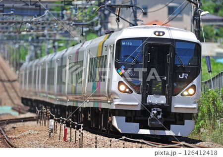 中央本線　上野原　JR東日本　E257系　M-113編成（松本）　あずさ　かいじ 126412418