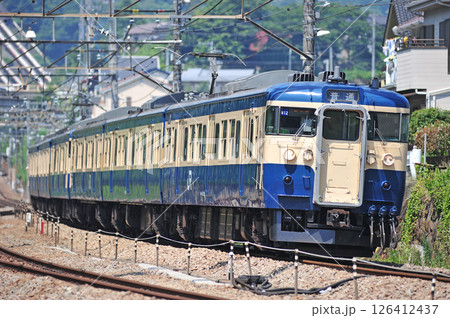中央本線 上野原 JR東日本 115系 M12編成(豊田) 中央本線 上野原 JR東日本 115系 M12編成(豊田) 126412437
