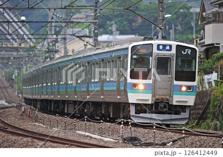 中央本線 上野原 JR東日本 211系 N605編成(長野) 中央本線 上野原 JR東日本 211系 N605編成(長野) 126412449