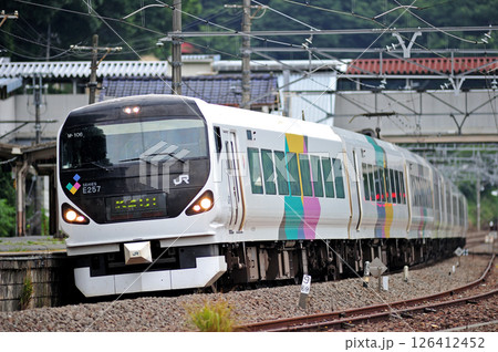 中央本線　上野原　JR東日本　E257系　M-106編成（松本）　あずさ　かいじ 126412452