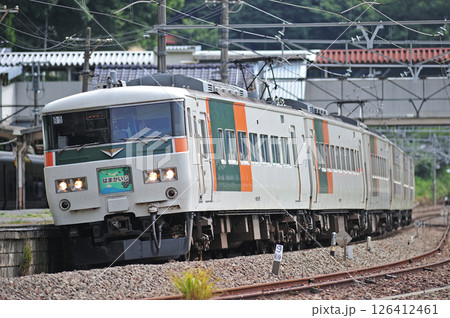 中央本線 上野原 JR東日本 185系 B3編成(大宮) はまかいじ 中央本線 上野原 JR東日本 185系 B3編成(大宮) はまかいじ 126412461