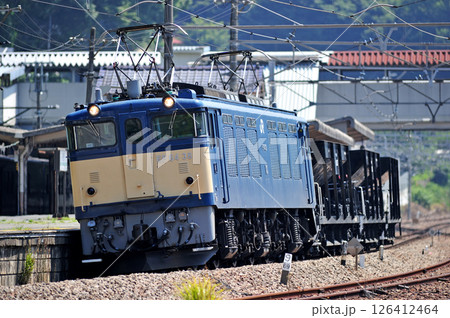 中央本線　上野原　JR東日本　EF64-38（高崎）＋ホキ800 126412464
