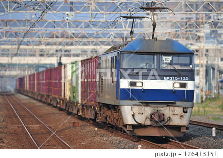 東海道本線 平塚 JR貨物 EF210-139(吹田) 東海道本線 平塚 JR貨物 EF210-139(吹田) 126413151