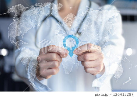 Location services for global healthcare provider. 126413287
