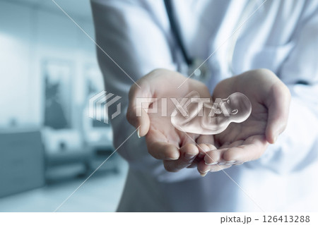 Medic supports an embryo. 126413288