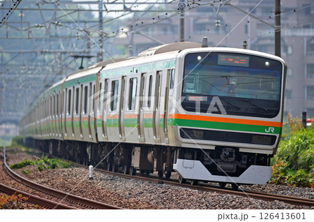東海道本線　真鶴　JR東日本　E231系1000番台　S-10編成（国府津） 126413601