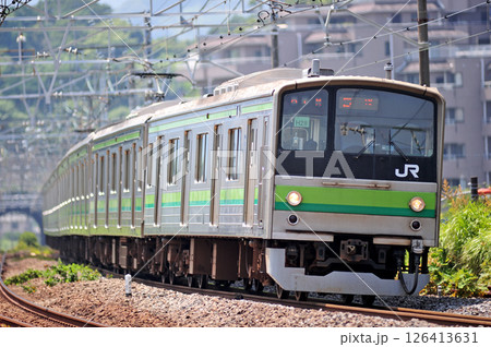 東海道本線　真鶴　JR東日本　205系　H28編成（鎌倉）　横浜線　湯河原疎開 126413631