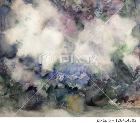 landscape, oil painting, handmade drawing 126414302