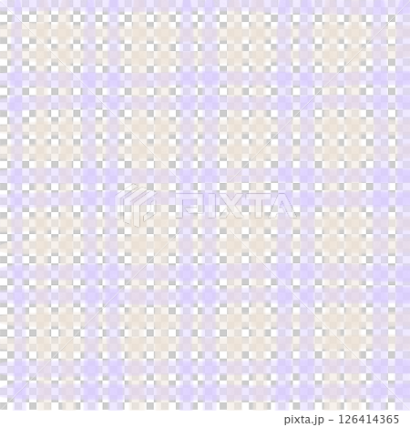 Purple Brown Beige Plaid Gingham Check Hand Drawn Background Pattern Overlay 126414365