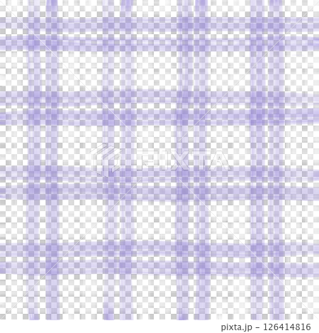 Purple White Plaid Gingham Check Hand Drawn Background Pattern Overlay Purple White Plaid Gingham Check Hand Drawn Background Pattern Overlay 126414816