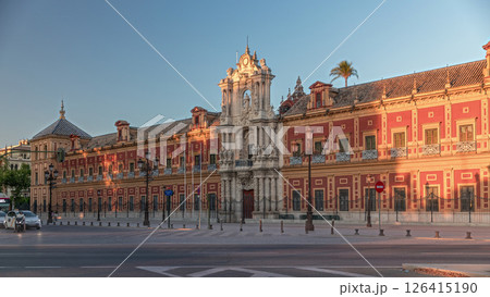 The Palace of San Telmo timelapse hyperlapse in Seville, Spain The Palace of San Telmo timelapse hyperlapse in Seville, Spain 126415190