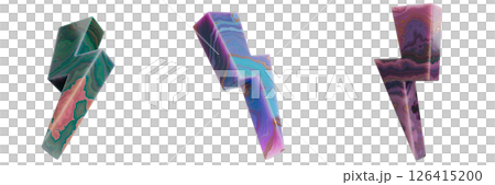 Geometric Lightning Textures in Multicolor Marble and Stone Finish Geometric Lightning Textures in Multicolor Marble and Stone Finish 126415200