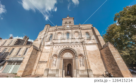 Saint Seurin Basilica timelapse hyperlapse in Bordeaux, France 126415214