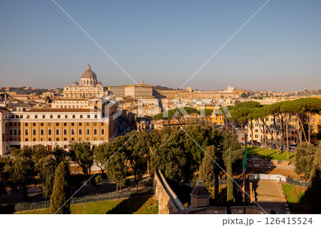 View of Vatican City from Castel Sant Angelo 126415524