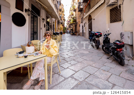 Sicilian Cannoli Moment 126415854