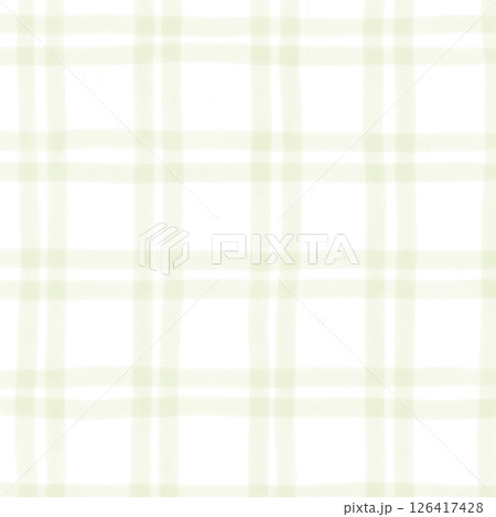 Sage Green White Plaid Gingham Check Hand Drawn Background Pattern Overlay Sage Green White Plaid Gingham Check Hand Drawn Background Pattern Overlay 126417428